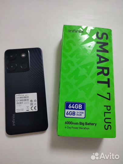 Infinix Smart 7 Plus, 3/64 ГБ