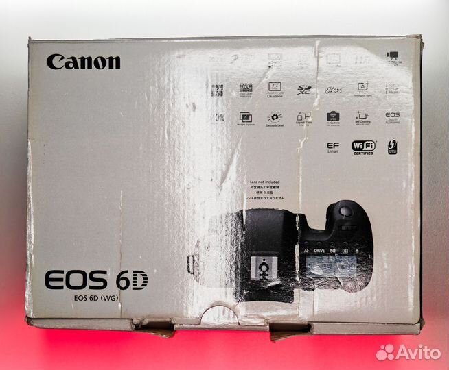 Фотоаппарат Canon 6d body WG 32к пробег + коробка