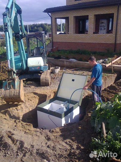 Установка септика под ключ