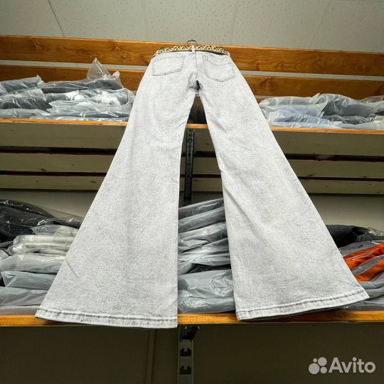 Джинсы клеш Rick Owens Dystopian Bellbottoms