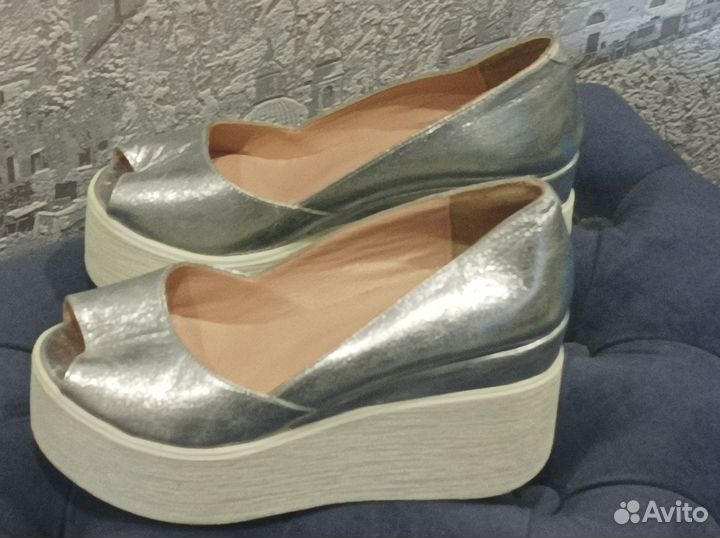 Туфли женские кожаные для Новогодних корпоративов