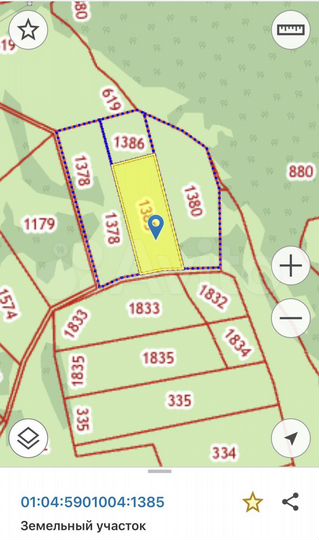 Участок 70 сот. (СНТ, ДНП)