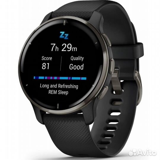 Умные часы Garmin Venu 2 Plus Wi-Fi, с черным