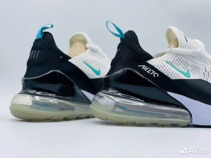 Nike air max 270 бело-чёрные разм. 43