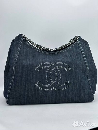 Сумка женская джинсовая Chanel