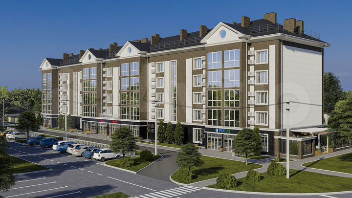 1-к. квартира, 44,2 м², 3/5 эт.