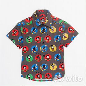 Рубашка для мальчика в стиле Микки Маус