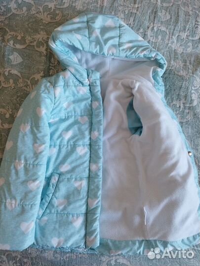 Куртка на флисе для девочки 116-122