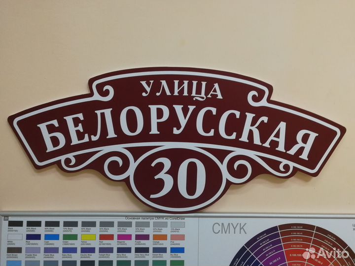 Таблички адресные на дом, офисные, информационные