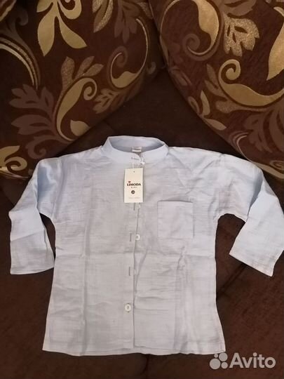 Рубашка для мальчика муслин 116