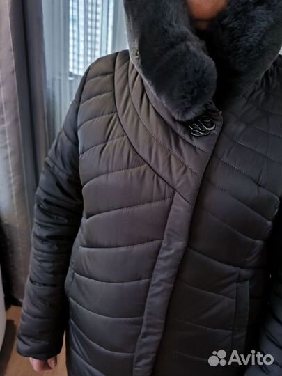Пальто зимнее с верблюжки, 48-50 размер