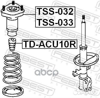 Опора амортизатора задн правая lexus RX 98-03 T