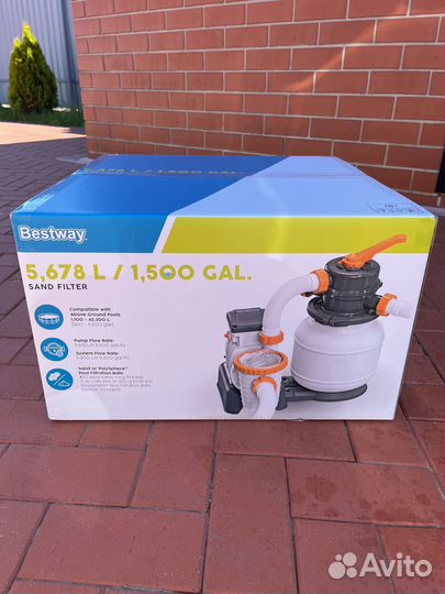 Песочный фильтр для бассейна bestway 58497
