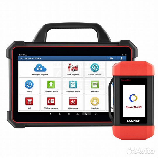 Диагностический сканер launch X431 padvii link