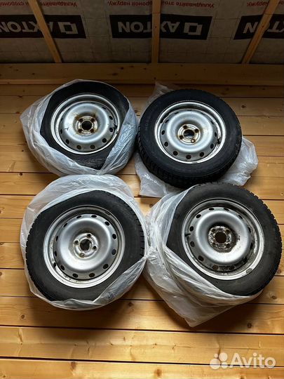 Зимние колеса на renault logan r15