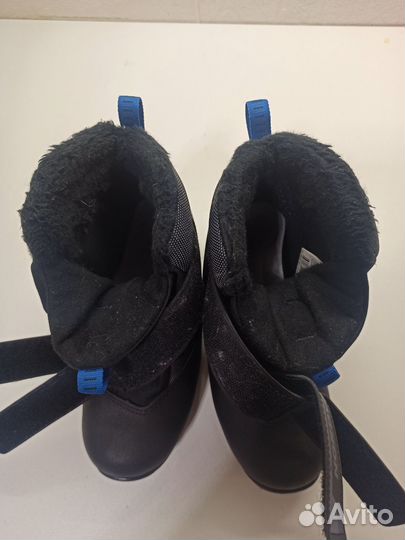 Ботинки лыжные детские на липучке