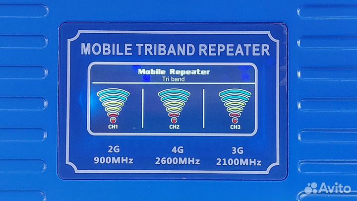 Усилитель интернета и сотового сигнала трехдиапозо