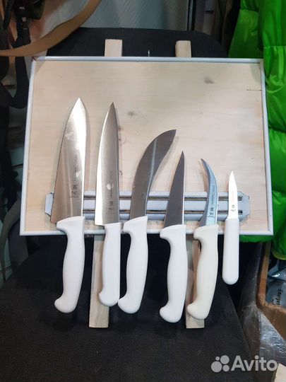 Подставка для ножей деревянная с магнитом