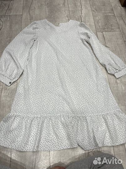 Платье в горошек летнее