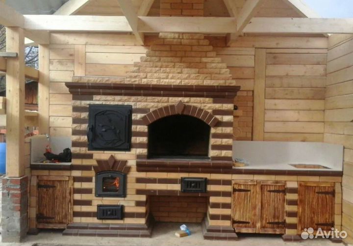 Услуги печника. Печи, камины, барбекю из кирпича