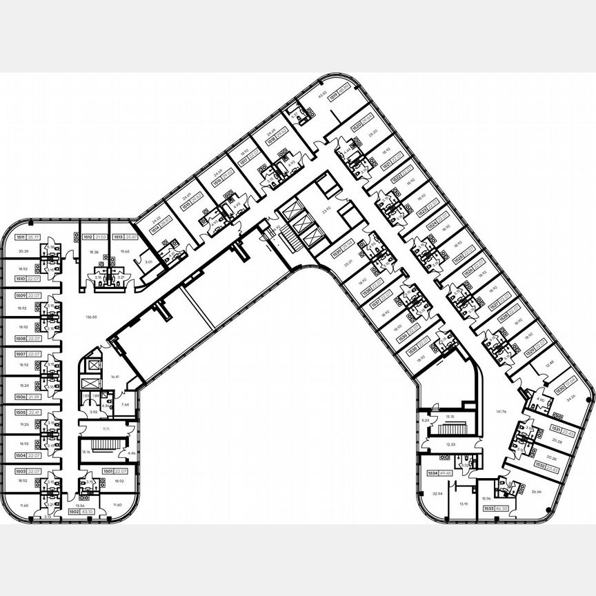 Апартаменты-студия, 31,9 м², 15/15 эт.