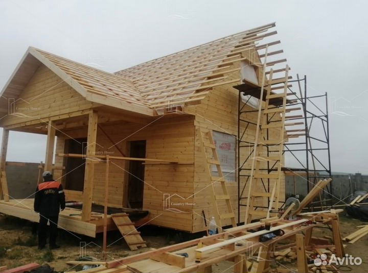 Каркасный дом 6х8