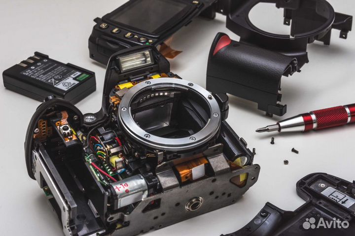 Профессиональный ремонт фотоаппаратов, видеокамер