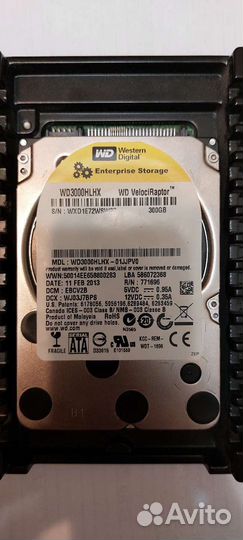 Жесткий диск WD VelociRaptor 300Gb