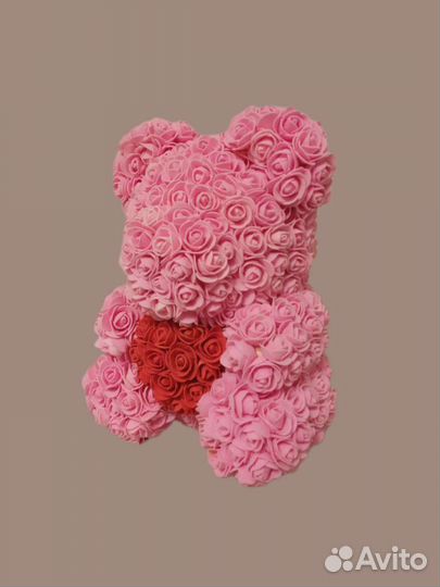 Мишка из роз