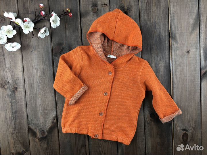 Кофта с капюшоном для девочки новая Benetton