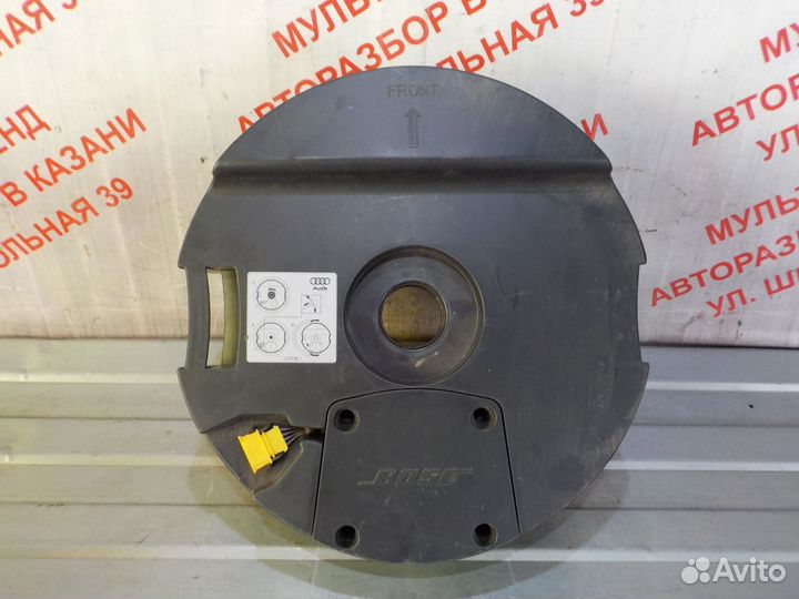 Штатный сабвуфер динамики Ауди Q7 4L Каен Туарег