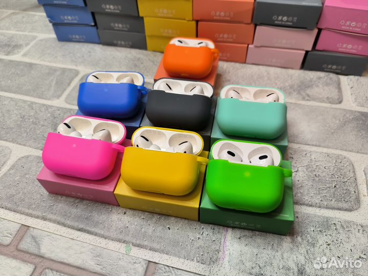 Чехлы для наушников airpods pro, pro2, 3