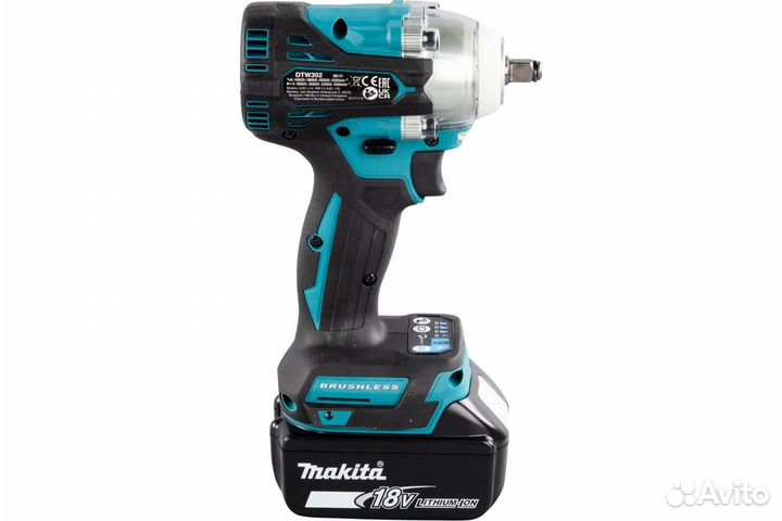 Бесщеточный ударный гайковерт Makita DTW302RTJ