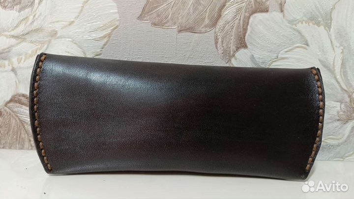 Чехол для очков кожаный ручная работа