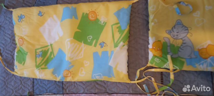 Мягкие бортик для детской кровати