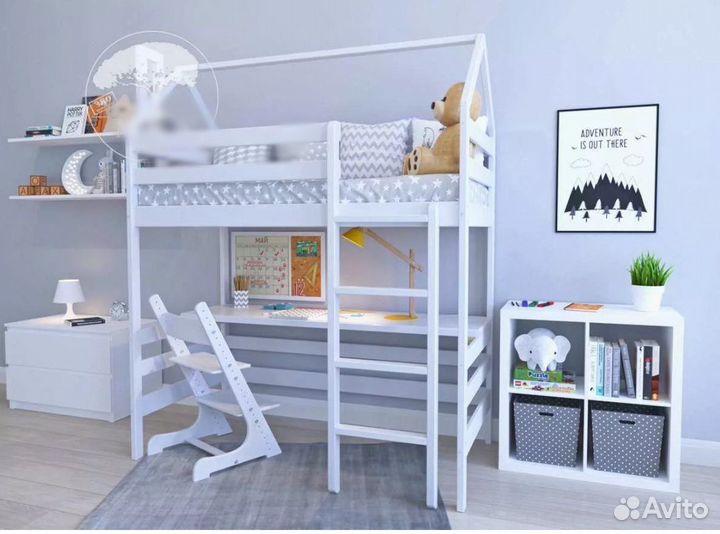 Кровать чердак