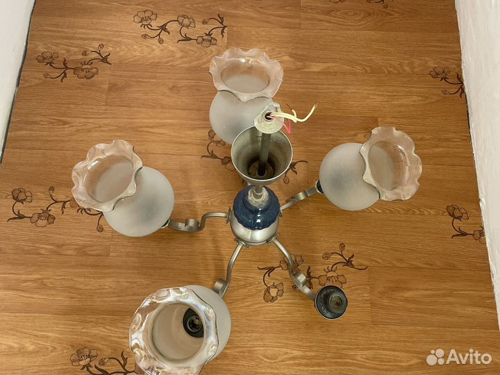 Люстра потолочная бу