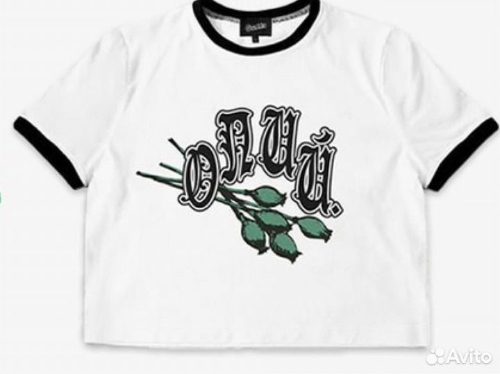 Gutta white crop-top 