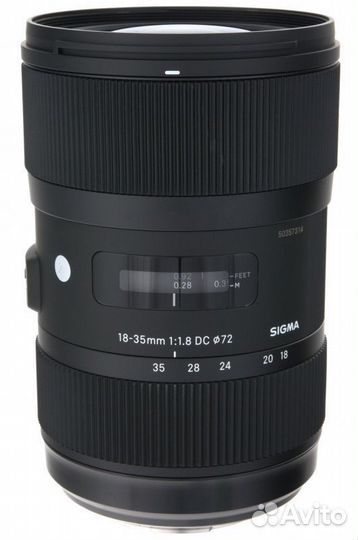 Sigma AF 18-35mm f/1.8 DC HSM Art для Nikon F новы