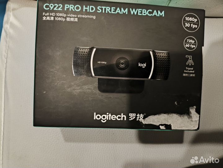 Веб-камера Logitech C922 Pro Stream оригинал новая