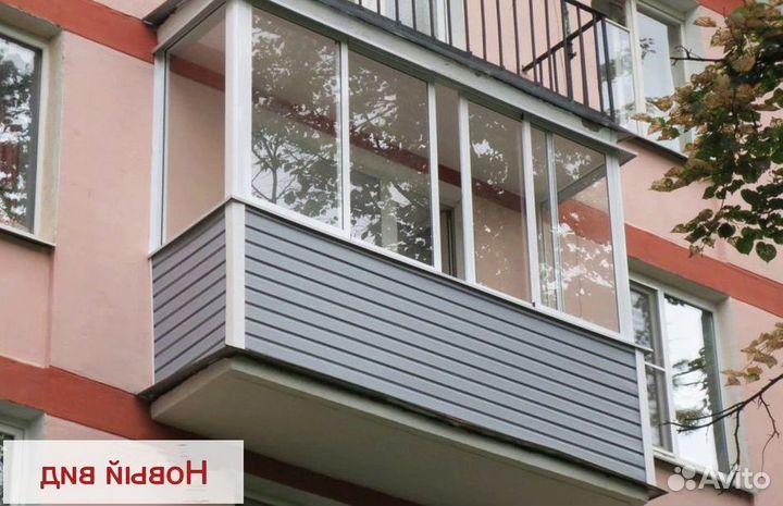 Крыша из профнастила для балконов