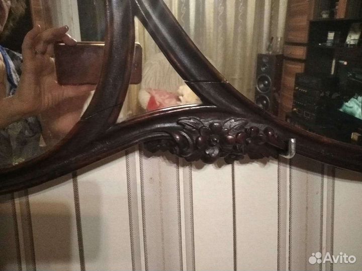 Зеркало настенное винтаж 1900 г