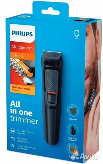 Новый триммер Philips 6 в 1 для лица/бороды