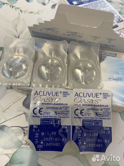 Контактные линзы Acuvue