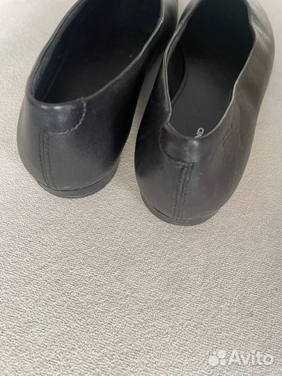 Туфли кожаные черные 38 vagabond