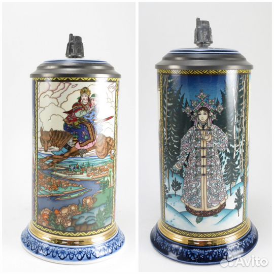 Пивная кружка Русские Сказки Mettlach Германия