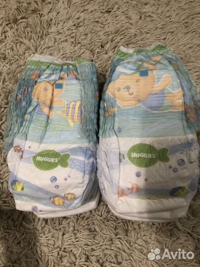 Трусики для плавания huggies 3 4