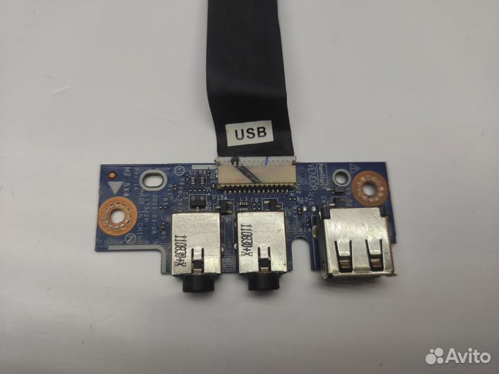 Плата audio и USB с шлейфом Asus X53TA