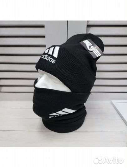 Шапка и снуд adidas