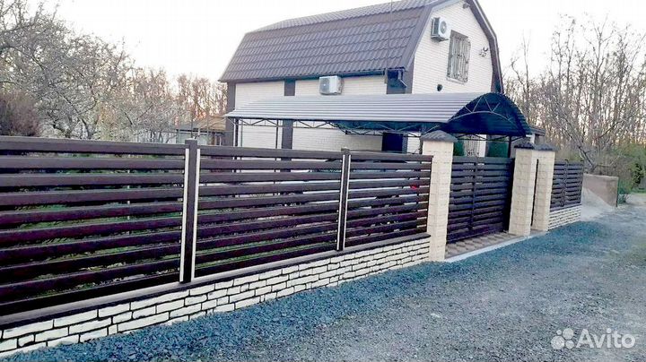 Забор Ранчо металлический